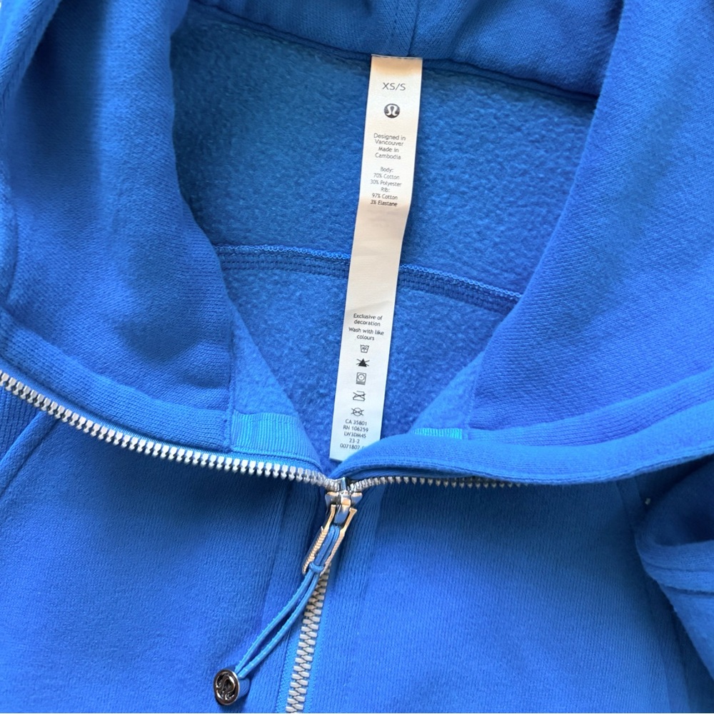 Poolside Scuba Oversized 1/2 Zip Hoodie Lululemon - Picture 3 of 8